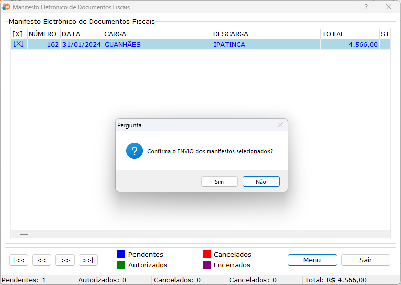 confirmarenvio