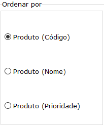Ordenação