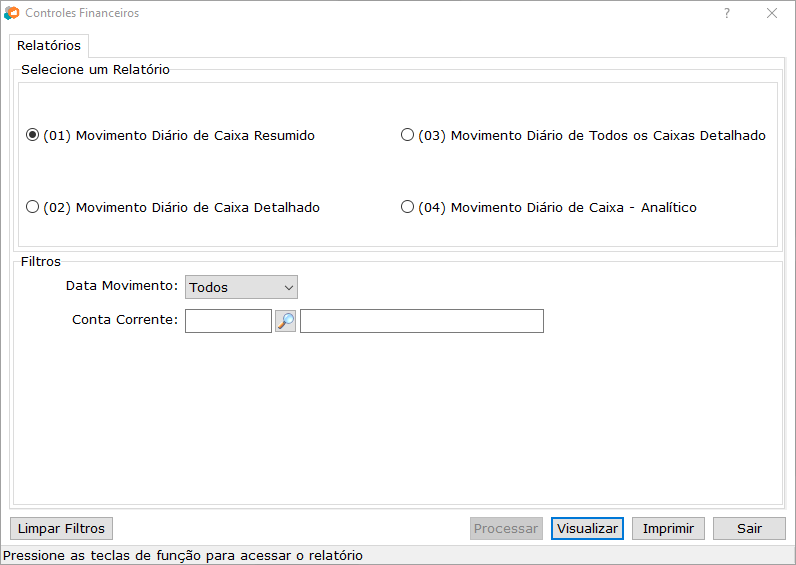 Movimento de Caixa