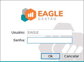 Tela de login do sincronizador