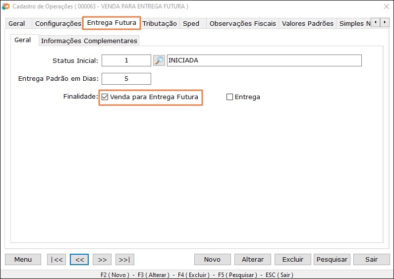 Módulo Entrega Futura