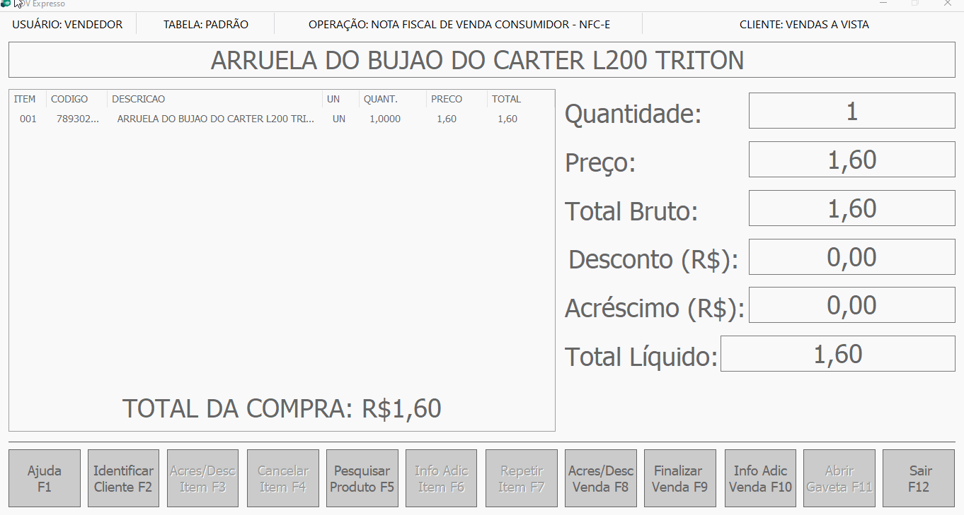 Excluindo os Dados de Local de Entrega/Retirada na NFC-e