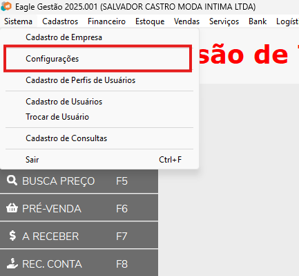 Configuracoes
