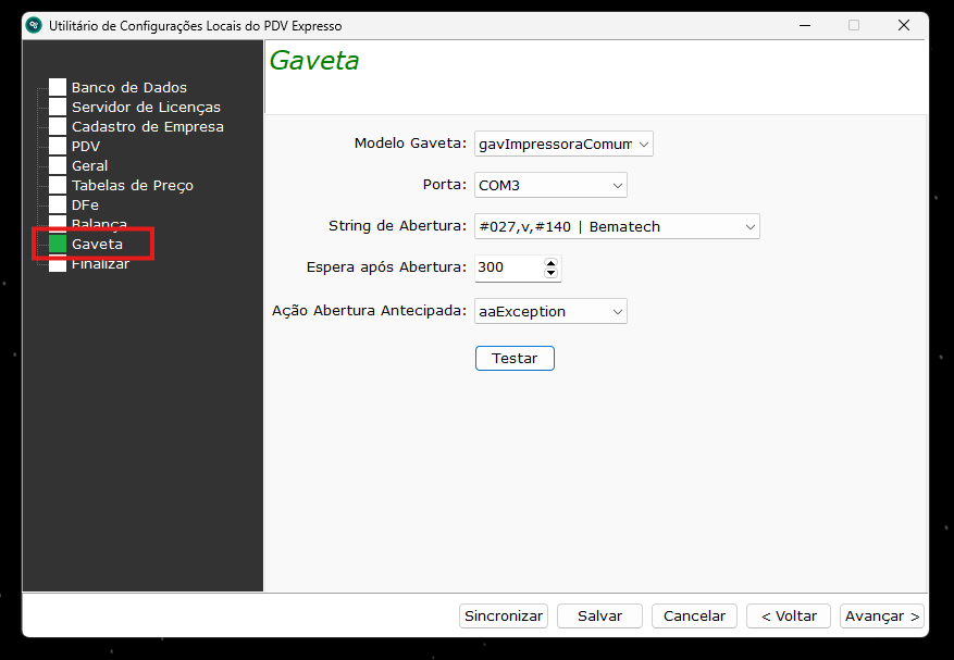 GavetaPDV